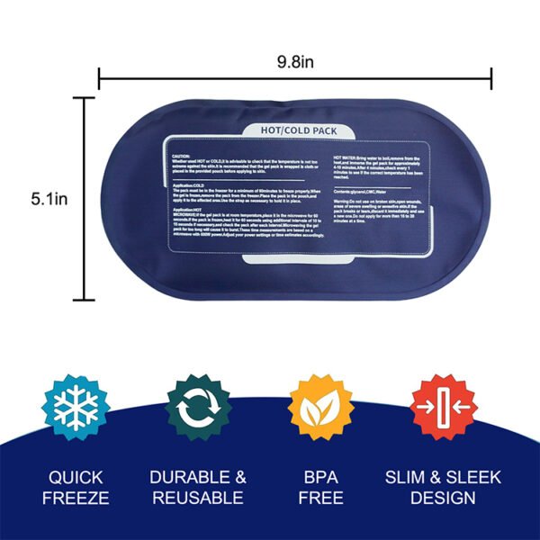 Reusable Hot and Cold Pack Ice Pack for Knee Shoulder Back Injuries Reusable Cold Pack Therapy Gel Pack Pain - 图片 3