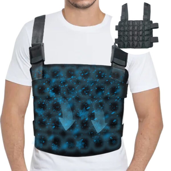 Cooling Vest by WORLD-BIO for Men & Women, Hot Weather, Ice Vest with 72 Ice Cells Ice Packs,SAP material, stays cold for 4 hour + - 图片 2