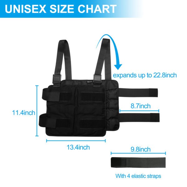 Cooling Vest by WORLD-BIO for Men & Women, Hot Weather, Ice Vest with 72 Ice Cells Ice Packs,SAP material, stays cold for 4 hour + - 图片 4