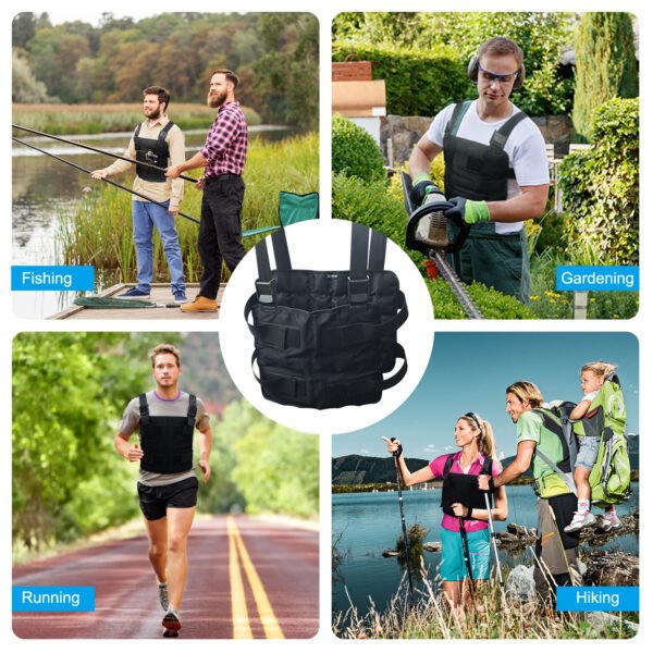 Cooling Vest by WORLD-BIO for Men & Women, Hot Weather, Ice Vest with 72 Ice Cells Ice Packs,SAP material, stays cold for 4 hour + - 图片 6