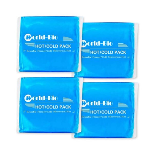WORLD-BIO Reusable Hot Cold Pack Compress for Pain Relief Flexible Therapy on Neck, Arm, Knee, Leg, Shoulder, Elbow, Wrist
