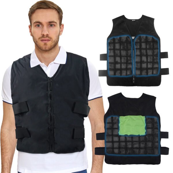 ooling Vest for Men & Women - Adjustable Ice Vest for Motorcycle, Workers, Sports, Outdoor, Heat Relief