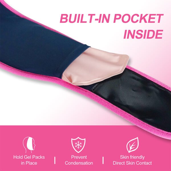 Facial Ice Pack for Wisdom Teeth Jaw Head Wrap and Chin Hot and Cold Therapy for Oral Surgery Tooth Extraction - 图片 4
