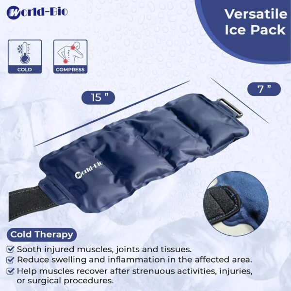 World-bio Lumbar Ice Pack for Waist Muscle Pain - 图片 5