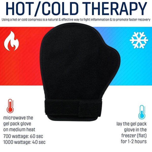 Full-Hand Hot and Cold Therapy Gloves 2 Pack Ice Heat Hand - 图片 5