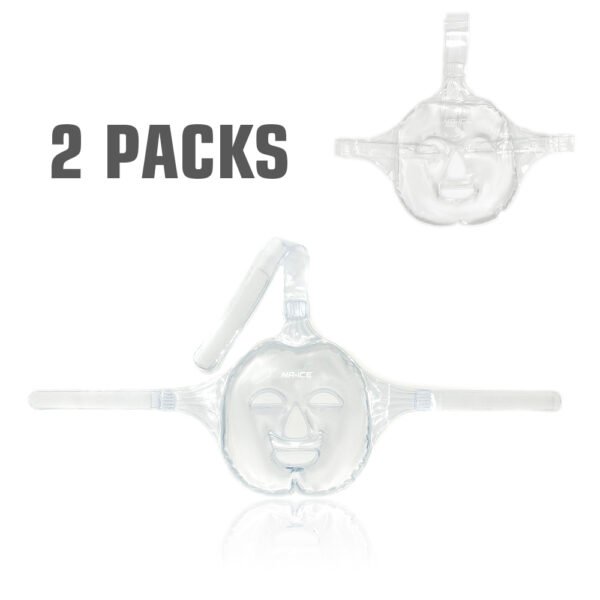 Gel Face Ice Pack Mask, 2 Cooling Masks for Face Swelling - 图片 3