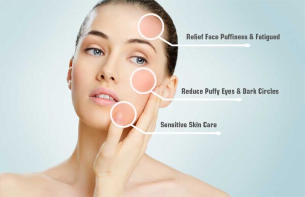 Gel Face Ice Pack Mask, 2 Cooling Masks for Face Swelling - 图片 7