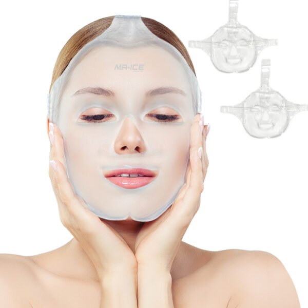 Gel Face Ice Pack Mask, 2 Cooling Masks for Face Swelling