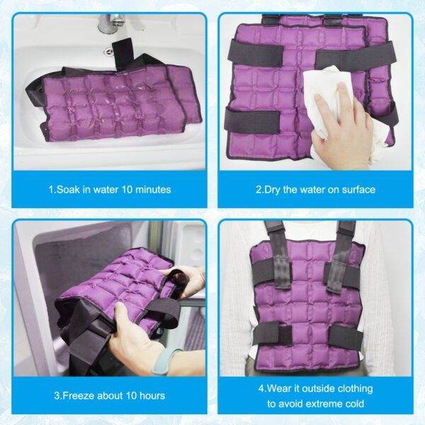 Ice Cooling Vest Jacket for Men & Women Summer Use - 图片 3