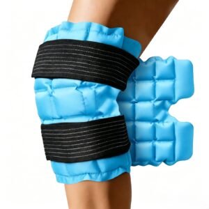 World-Bio reusable hot and cold knee ice pack with wrap straps